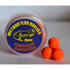 METHOD FLUO BOILIES 10 mm - pomaranč - čokoláda