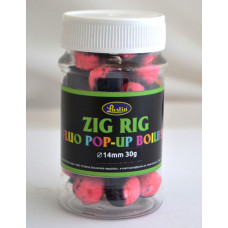 ZIG RIG FLUO POP-UP Boilies - pink - black