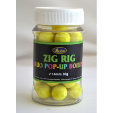 ZIG RIG FLUO POP-UP Boilies - yellow